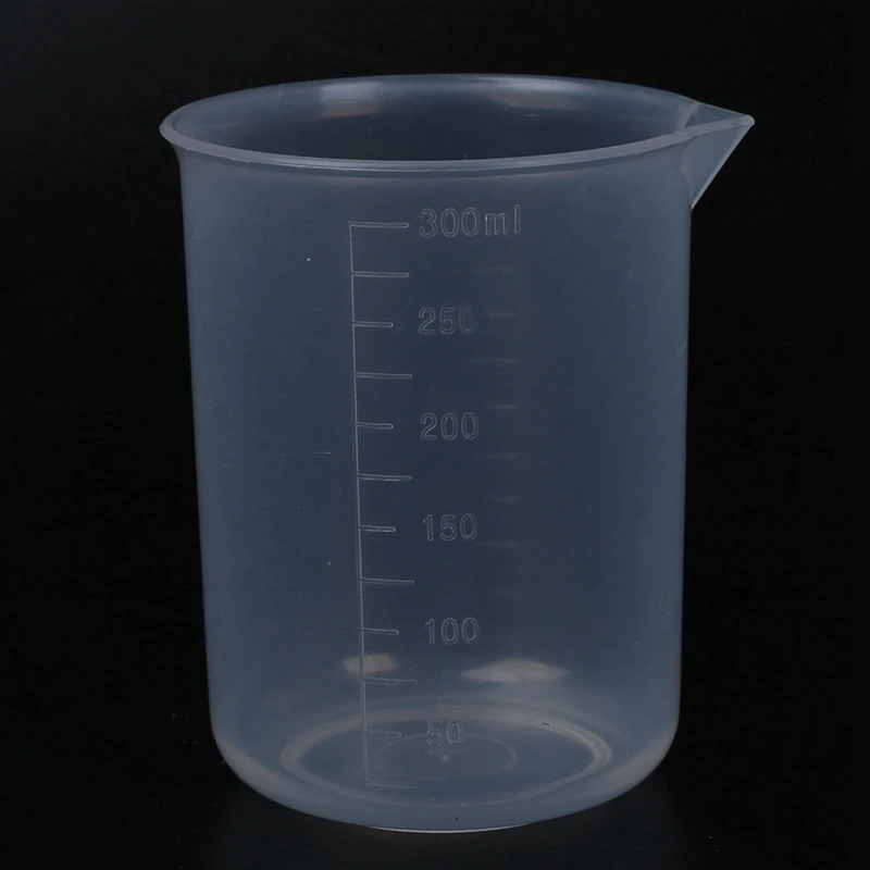 50 150 250 500 мл лаборатория прозрачный пластиковый мерный стакан 4 шт. Инструмент мерный стакан