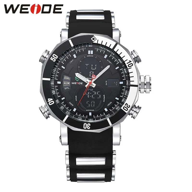 2018 WEIDE спортивные мужские цифровые часы светодиодные светодиодный стробоскоп