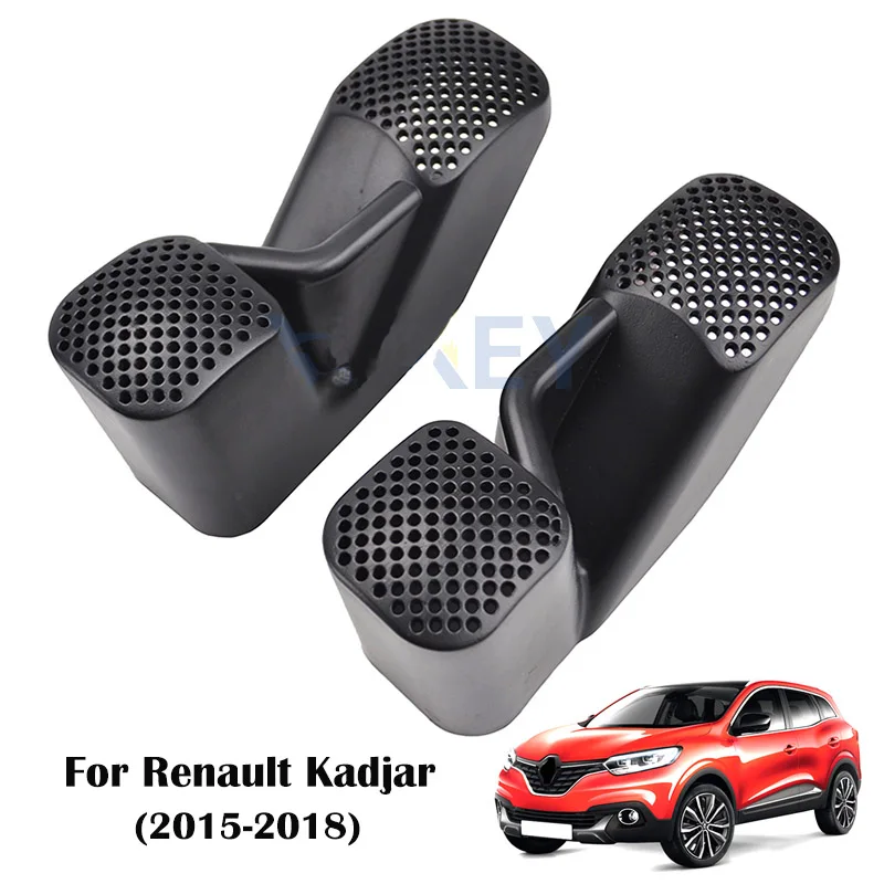 

For Renault Kadjar 2015 2016 2017 2018 Seat AC Heat Floor Air Conditioner Duct Vent Outlet Grille Cover Bezel Trim Car Styling