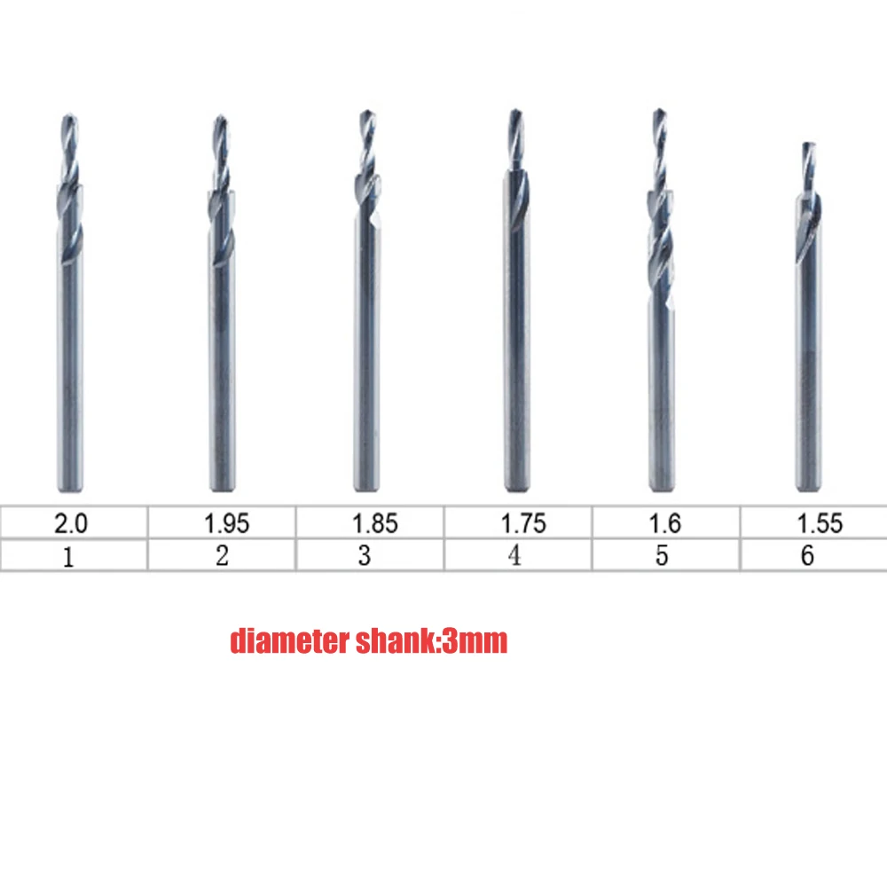 

Dental Lab Tungsten Steel Carbide drill bur Use In Lab Pindex 6 sizes 1.55 1.6 1.75 1.85 1.95 2.0 3.0 Pin Planter Aiguille 2pcs