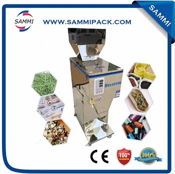 

Vertical grain/seed/peanut weighing filling machine with hopper feeder