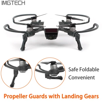 

2 in 1 DJI SPark Propeller Guards + Foldable Landing Gears Protection Kit for DJI SPARK Drone Accessories