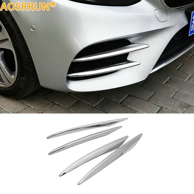 AOSRRUN ABS Front Bumper Guard Cover Car Accessories For Mercedes Benz