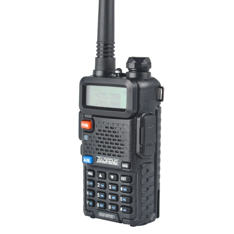 Трехдиапазонная портативная двухсторонняя рация baofeng Walkie talkie UV-5RIII 136-173,975 МГц/200-259,975 МГц/400-519,975 МГц 3 диапазона с наушником