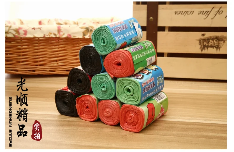 

Big Upset Even the volume Point type broken Garbage bags rubbish 50x46cm thicken bucket Trash Can multi color