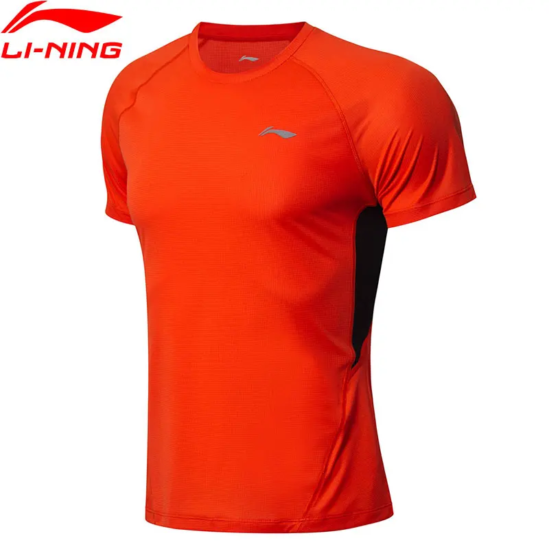 Мужская футболка для бега Li Ning 100% полиэстер тонкая подкладка ATSN093 MTS2795 код