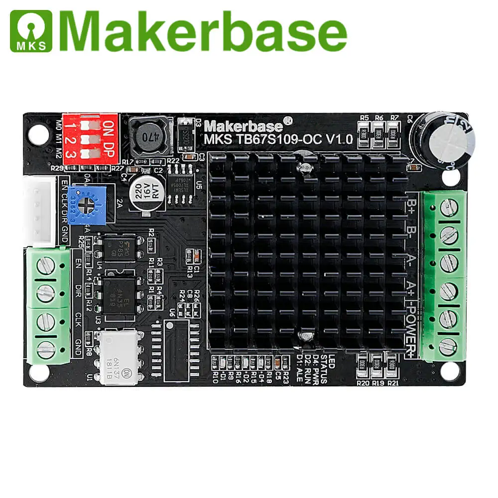 3d принтер MKS TB67S109_OC внешний драйвер поддерживает высокий ток и 1 до 32 miscrosteps бесшумный драйвер двигателя