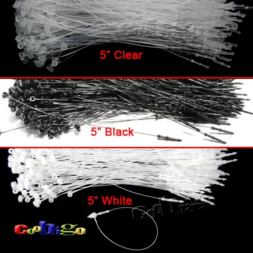 

500pcs Pack 5" (125mm) Mix Color loop pins Tag LOOP FASTENERS NO TAG GUN REQUIRED #FLQ003-5(Mix-s)