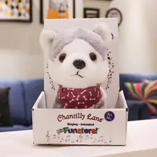

Robot Dog Toy Electronic Plush Puppy Bark Stand Walk Singing Song Cute Animal Pet Electric Music Dog Toys For Kids Birthday Gift