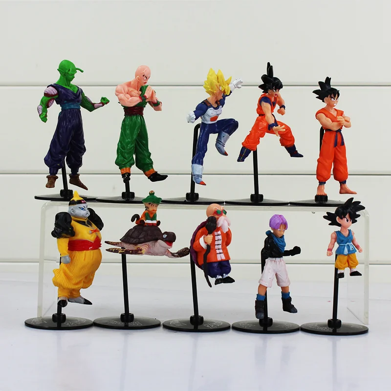 20 шт./партия аниме Dragon Ball Z Goku Gokou Gohan Roshi trunks Cell Веджета, Фриза Piccolo Pan ПВХ фигурка дракона