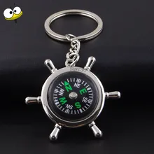 Подарок, штурвал компас, брелок, автомобильный брелок для ключей, автомобильные аксессуары для Honda hyundai Nissan Audi BMW Ford VW Subaru Dodge