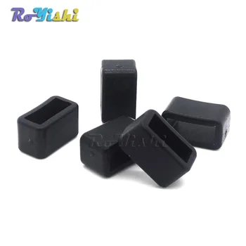 

100pcs/pack 3/8" Black Plastic Keeper Belt Loop Square Loop Buckles Dog Collar Harness Backpack Straps Webbing 10mm