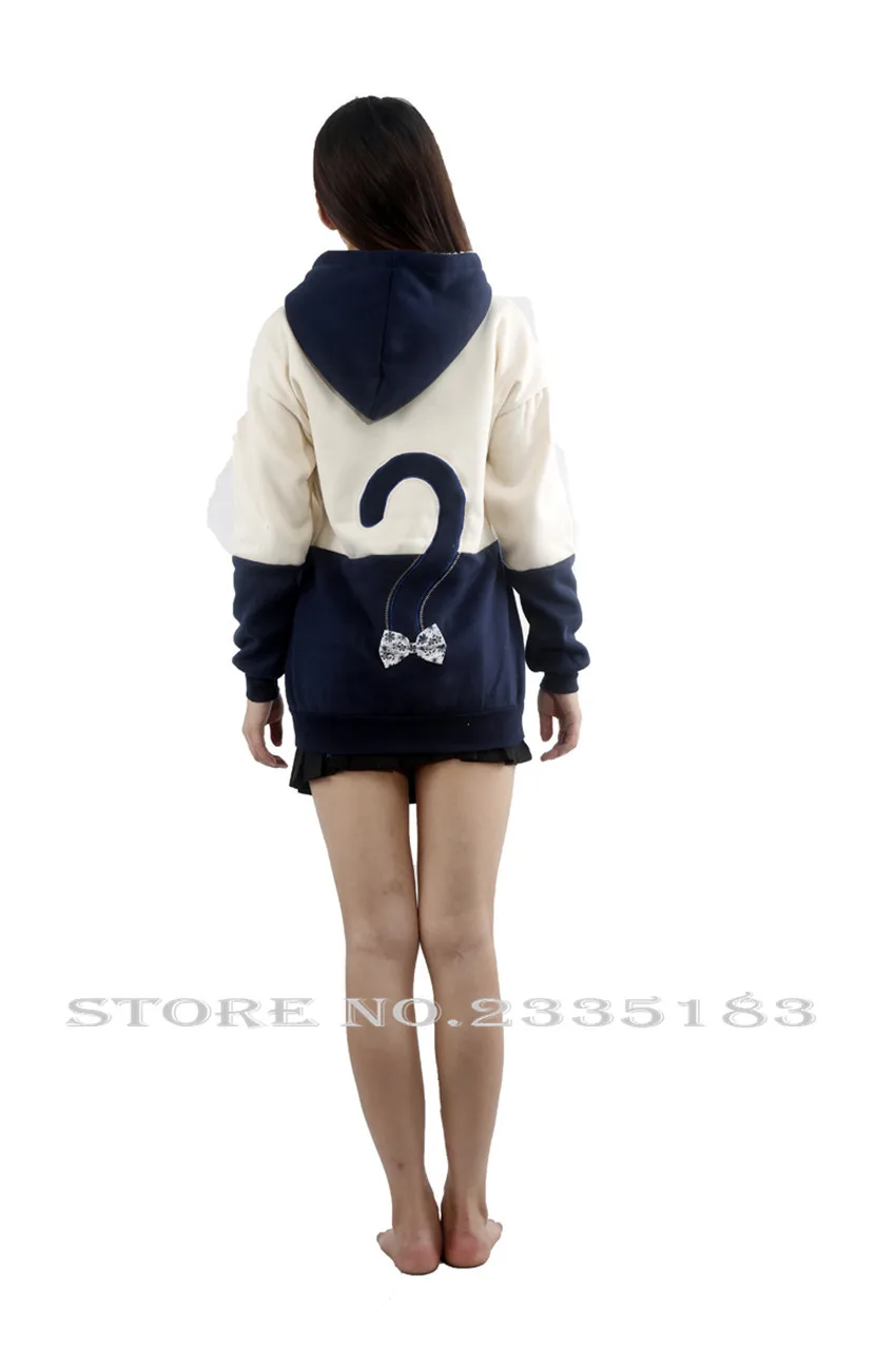Jepang Mori Gadis Kawaii Wanita Hoodie Cat Wajah Dengan Lucu Telinga