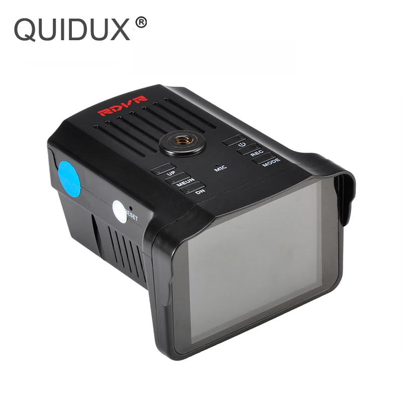 QUIDUX 2 в 1 радар DVR 7 &quotЖК дисплей Русский/Английский Голос скорость автомобиля dvr