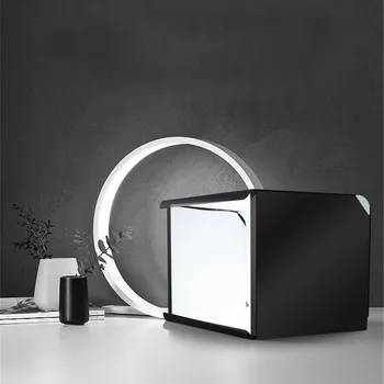 

Double Moving LED Light Room Photo Studio Photography Lighting Tent Backdrop Box Photo Box