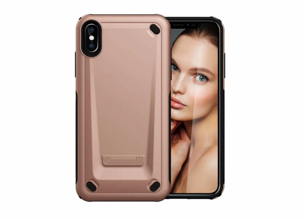 COOKZU For iPhone X Mechanic Phone Cases for Apple XS Max Case Hard PC &amp TPU Hybrid Anti-knock Back Cover 7 |