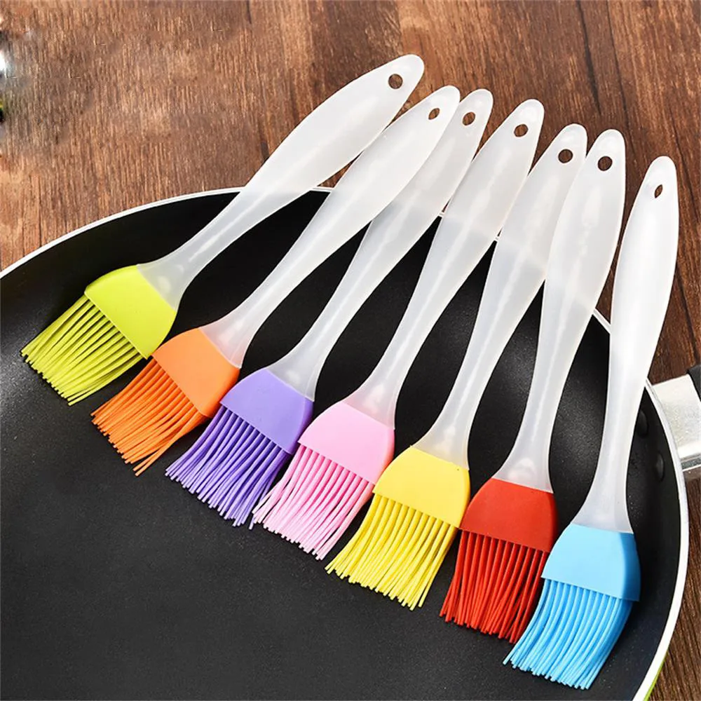 

Silicone Baking Baking Tray Bread Chef Pastry Oil Butter Barbecue Tool Paint Brush Silicone Brush Barbecue Brush #MY