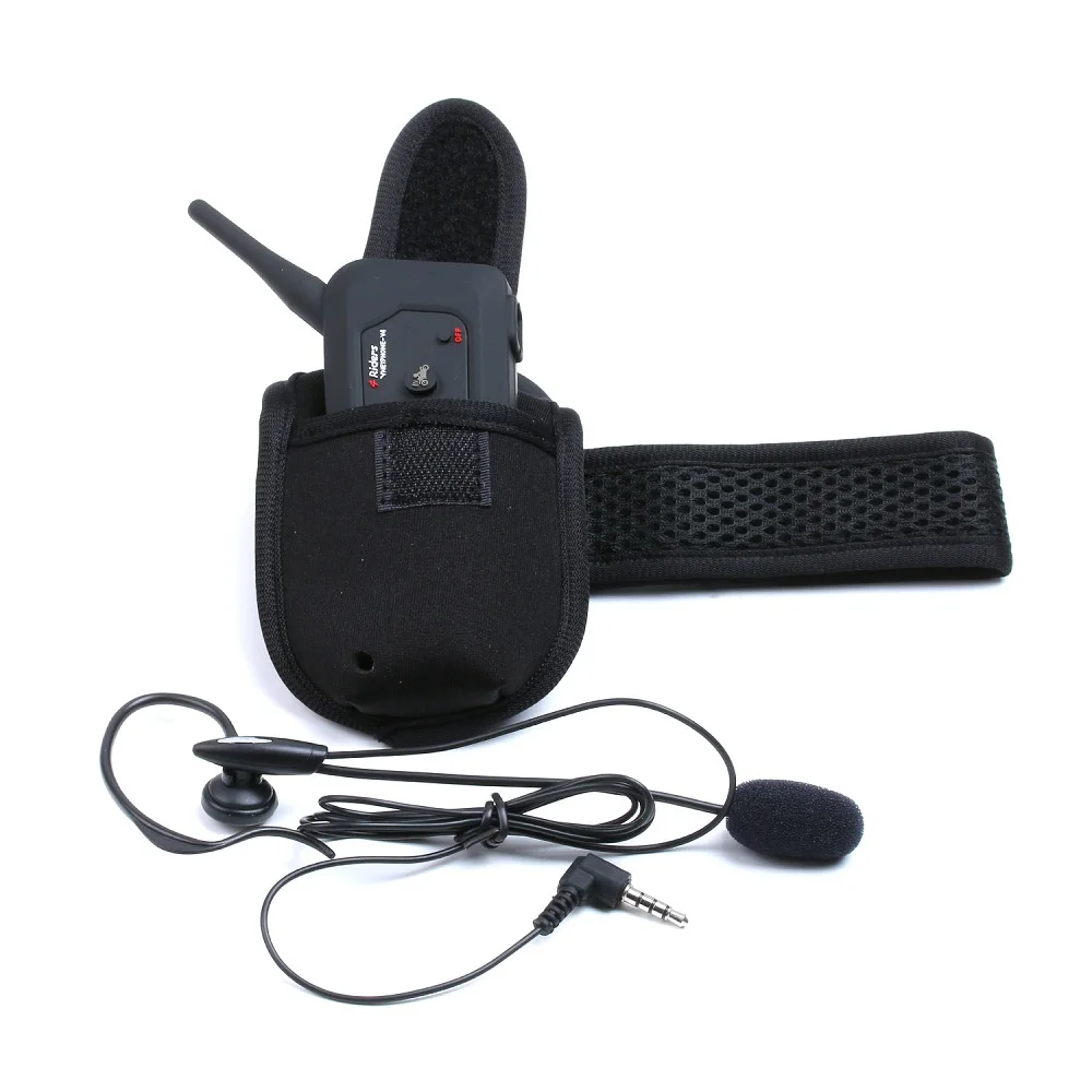 New Bluetooth Walkie Talkie V4C Motorcycle Communication Headphone Full Duplex Outdoor Talking Support Four Riders