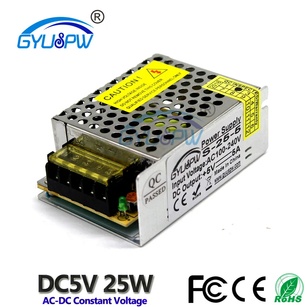 5V25W