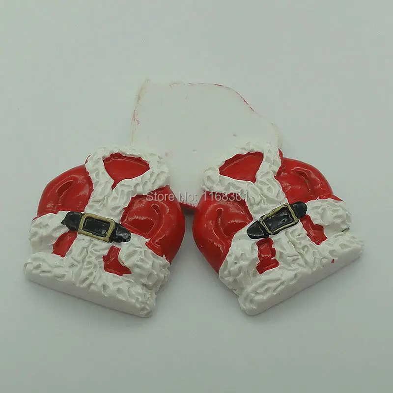 1pcs/lot resin flat back Halloween white ghost 28mm Cabochons Hair Bow Center DIY Christmas decration C119-1