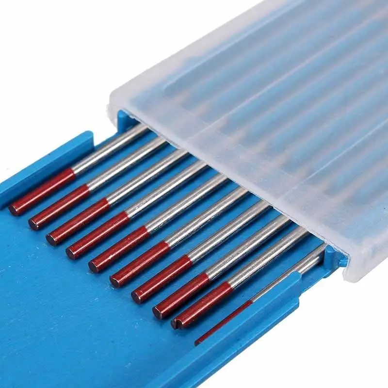 10 шт. 2% торированный WT20 красный TIG сварочный вольфрамовый электрод 1/1" x6"(1,6 мм x 150 мм)/2,0/2,4/3,0/3,2/4,0 и так далее