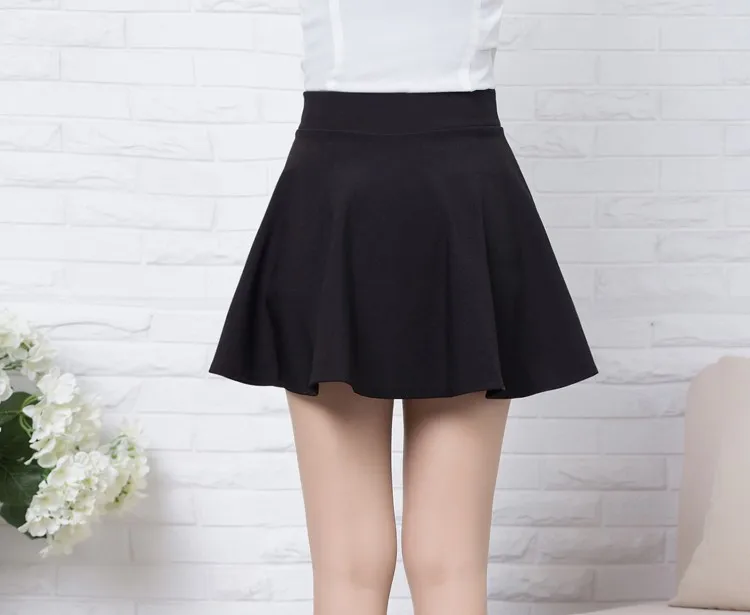 Style Skirt Elastic Faldas Ladies Midi Skirts Sexy Mini Short Saia ...