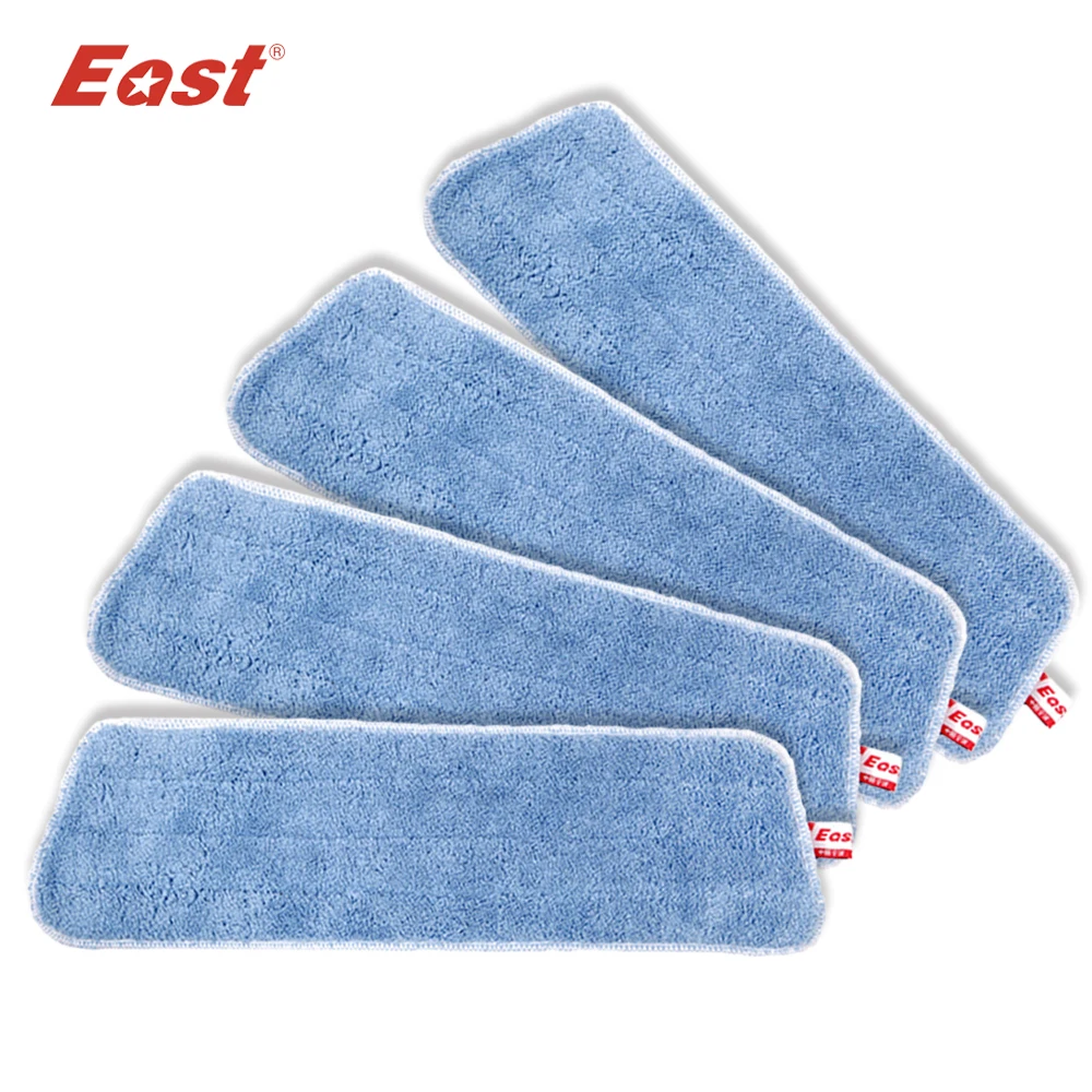 East 4 pcs/lot Microfiber Mop Cloth Refill for Trapezoid Flat