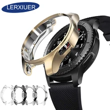 Чехол gear S3 frontier для samsung Galaxy Watch, 46 мм, 42 мм, ремешок, покрытие из мягкого ТПУ, универсальный защитный чехол, рамка