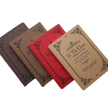 

A5 European Hardness Notepad 124 Sheets Creative Retro Classic Printing Notebook Daily Memos Diary Plan Notebook Great Gift