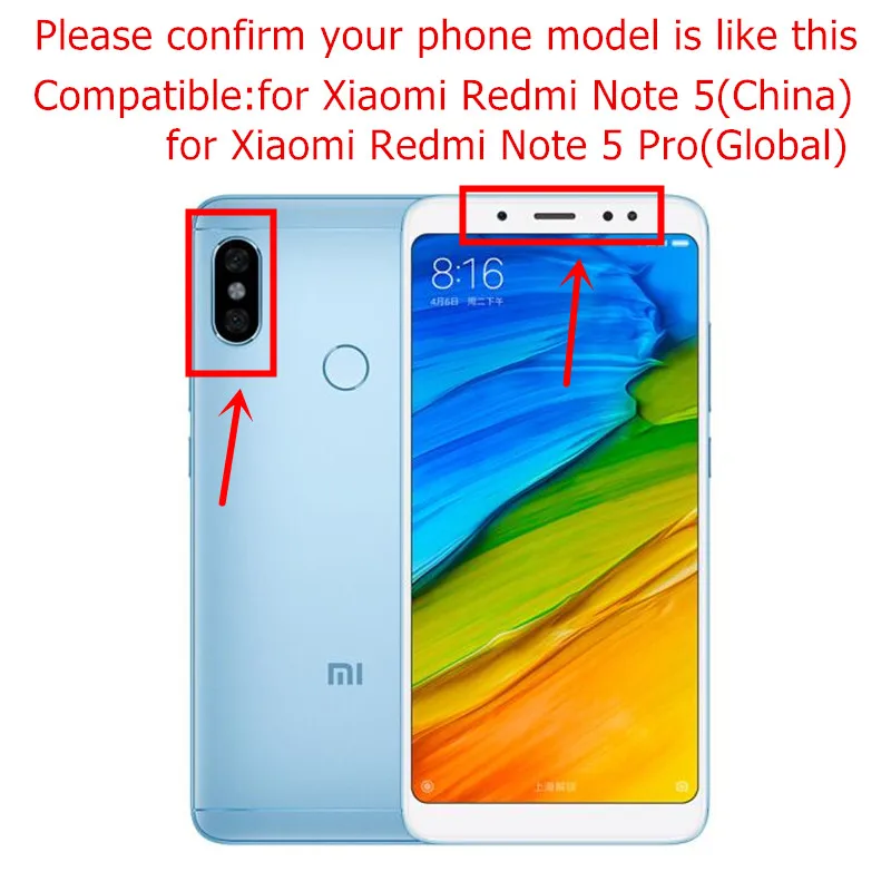 Для Xiaomi Redmi Note 5/Note 5 Pro средняя рамка поддерживающая рамка для ЖК-дисплея пластина корпус ободок Лицевая панель ободок запасные части