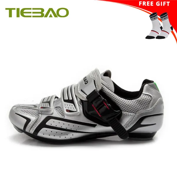 Tiebao sapatilha ciclismo, обувь для шоссейного велоспорта, самоблокирующаяся,, мужские, женские, дышащие, bicicleta carretera, суперзвезда, велосипедные кроссовки - Цвет: Socks for 1268 S