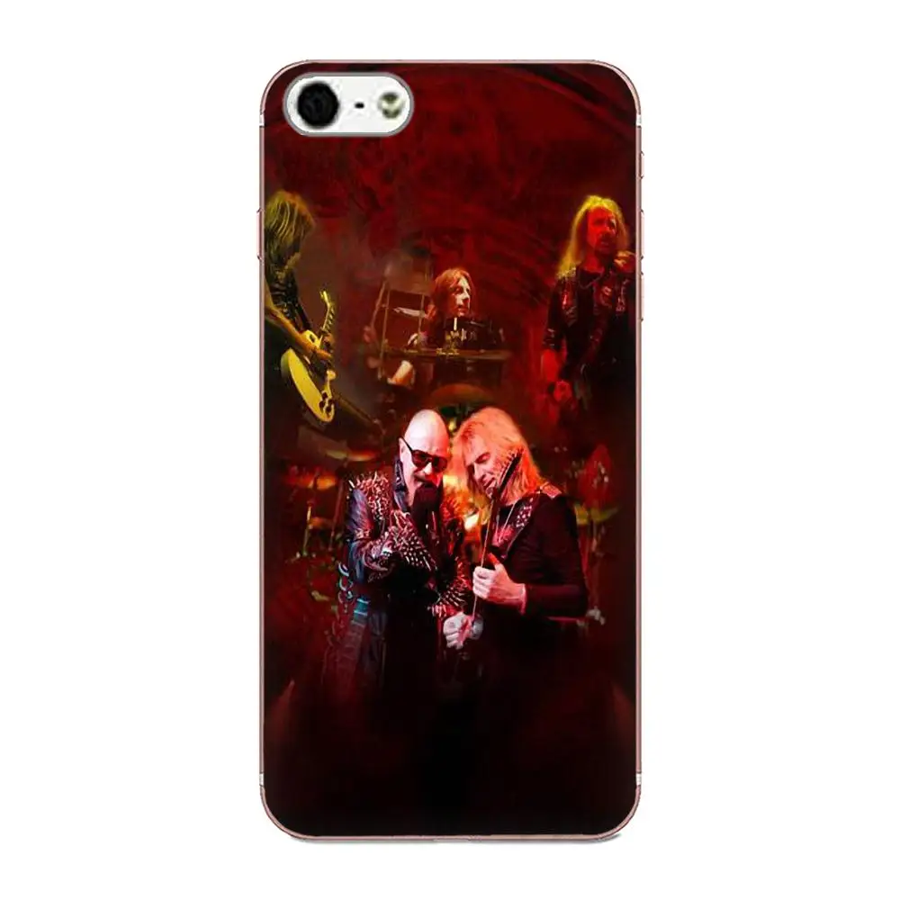 Judas Priest для Apple iPhone 4 4S 5 5C 5S SE 6 6S 7 8 Plus X XS Max XR мягкий чехол из ТПУ|Чехлы-накладки| |
