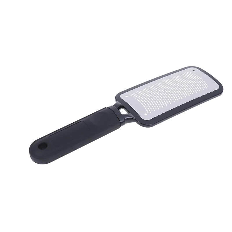 Microplane Терка для ног пятка Рашпиль инструмент для педикюра жесткая мертвая кожа скруббер черный скраб для стоп маникюрные инструменты