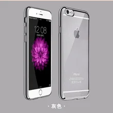 50 шт для iPhone 7, 7plus чехол для телефона прозрачный мягкий кремний ТПУ защитный чехол для телефона