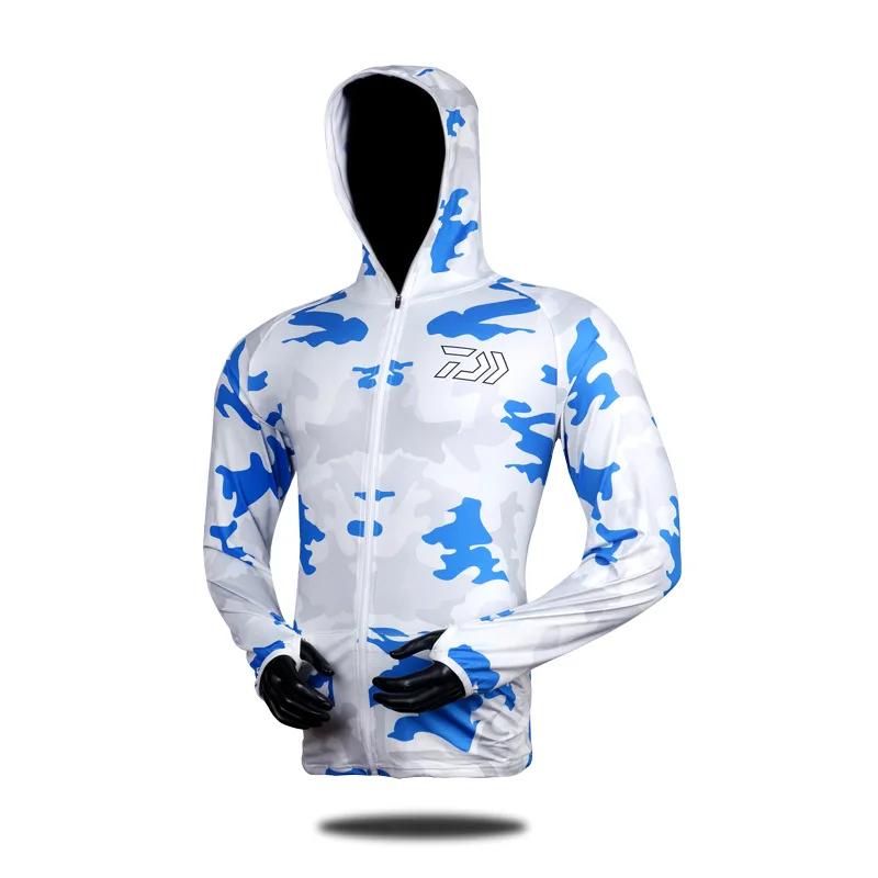 

2019 New Men Hoodies Fishing Clothing Long Sleeve Outdoor Breathable Fishing Shirts Anti Uv Camouflage Quick Dry Hiking Clothes