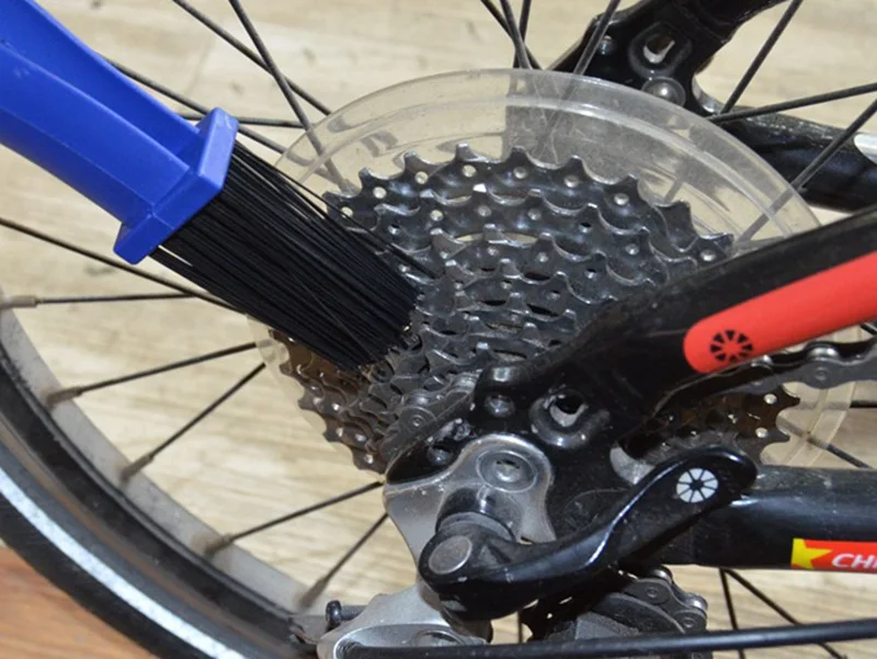 Пластиковая велосипедная мотоциклетная щетка для чистки цепи портативная Чистящая зубчатая щетка MTB дорожный велосипед очиститель открытый скруббер инструмент RR7002
