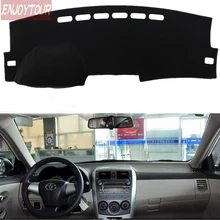 Для Защитные чехлы для сидений, сшитые специально для Toyota Corolla Axio 2007-2013 Тюнинг автомобиля тире коврики козырек от солнца приборной панели крышки kовровое покрытие 2008 2009 2010 2011 2012