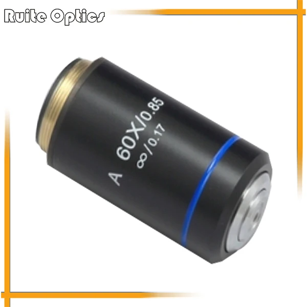

60X Working Distance 0.3mm Infinity ACHROMATIC Biological Microscope Objective Lens