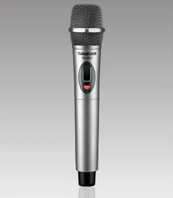 Takstar TS-8807 UHF 무선 마이크 시스템 FM 2 수신기 및 송신기 KTV 및 회의 및 무대 공연 부티크 뜨거운
