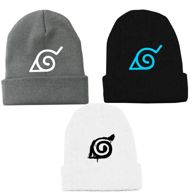 Светящиеся в темноте модные унисекс аниме Hokage Konohagature Leaf Beanie хлопок трикотажные Лыжные Skullies Хип-Хоп Мешковатые шапки Косплей шляпа подарок