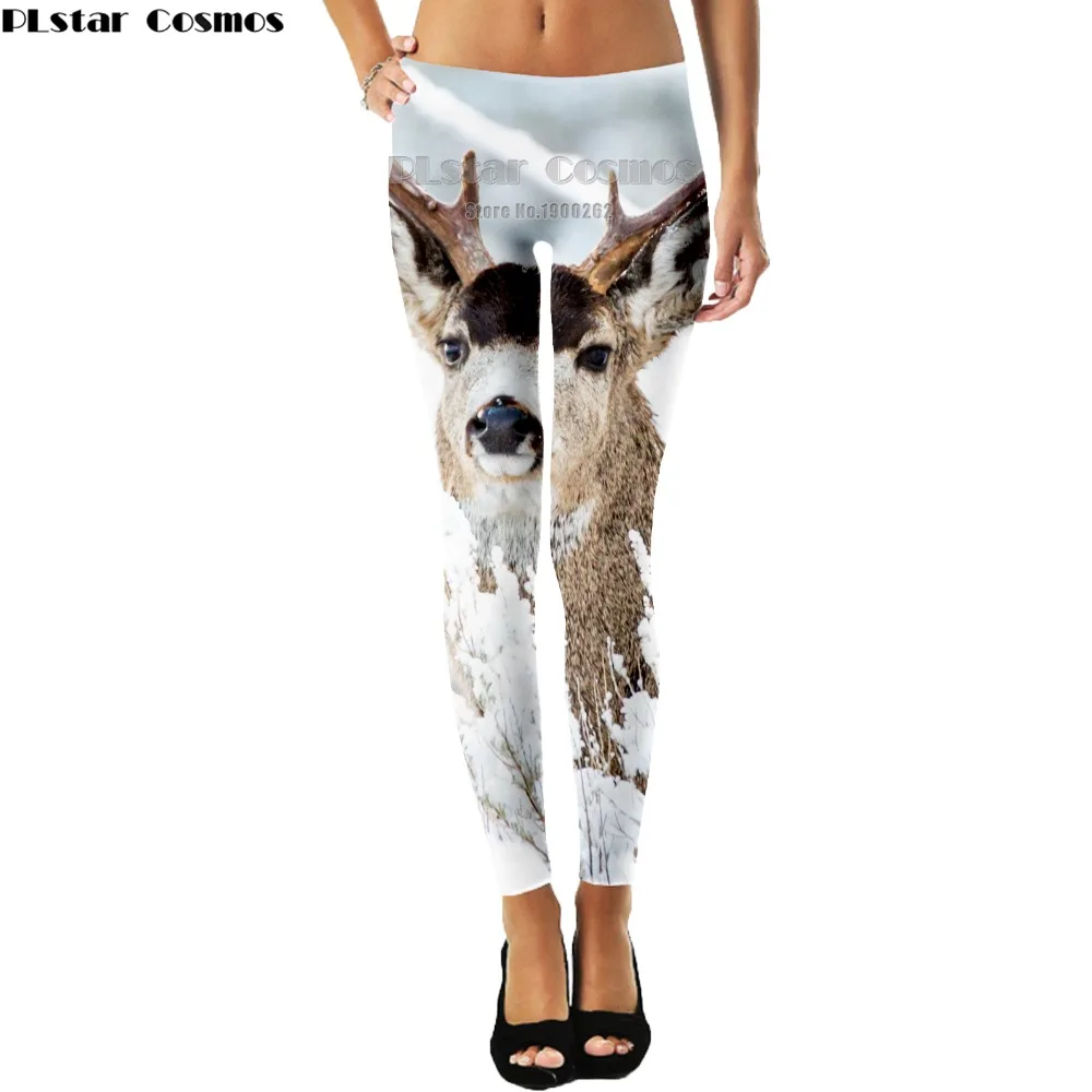 PLstar Cosmos Animal style deer cute natural scenery Leggings Popular Brand 3D Full Print Women New Style drop shipping PLstar Cosmos Animal style deer cute natural scenery Leggings Popular Brand 3D Full Print Women New Style drop shipping
