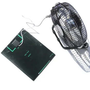 

Solar Panel Powered Fan 5.2W Mini USB Portable Fan Solar Power Phone Charger for Outdoor YA88