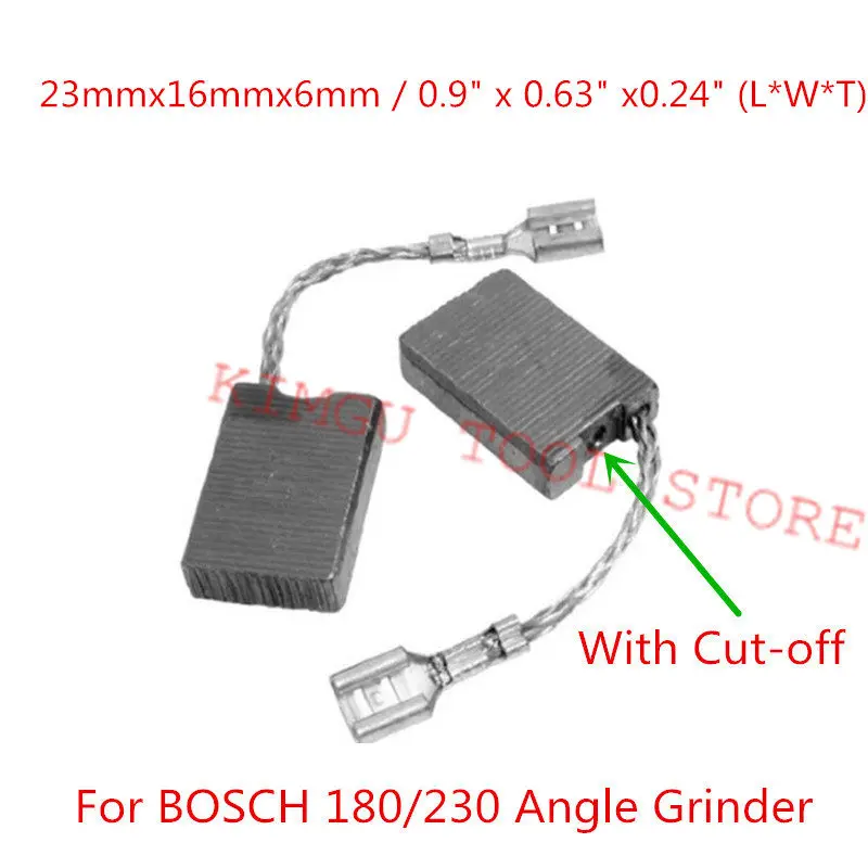 5 Pairs Replace Carbon Brushes for Bosch GWS22 230JH GWS22 230 GWS22 180H GWS22 180 GWS26 230JH
