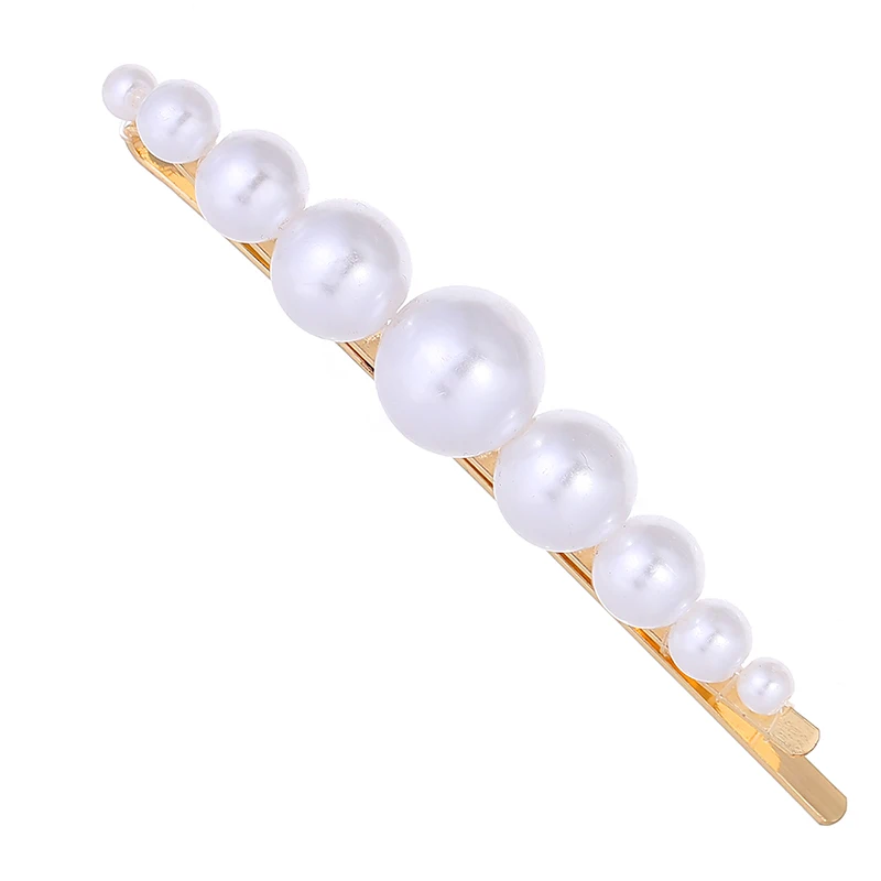 H307 Hair Jewelry Hairpins Metal Hair Clip For Women With Pearls Hair Pins Jewelry Accessories