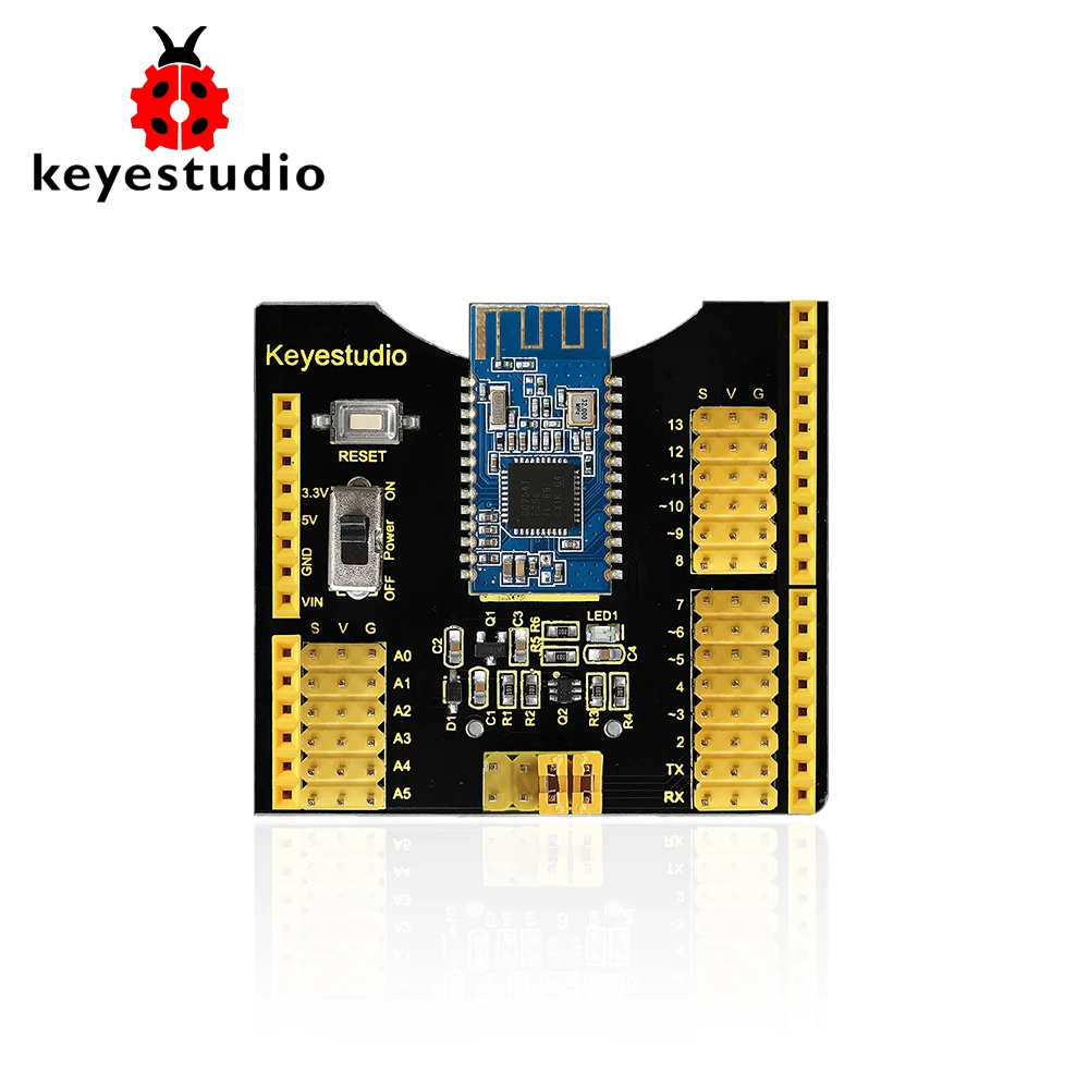 

Keyestudio Bluetooth 4.0 Shield Expansion Shield Board for Arduino UNO R3