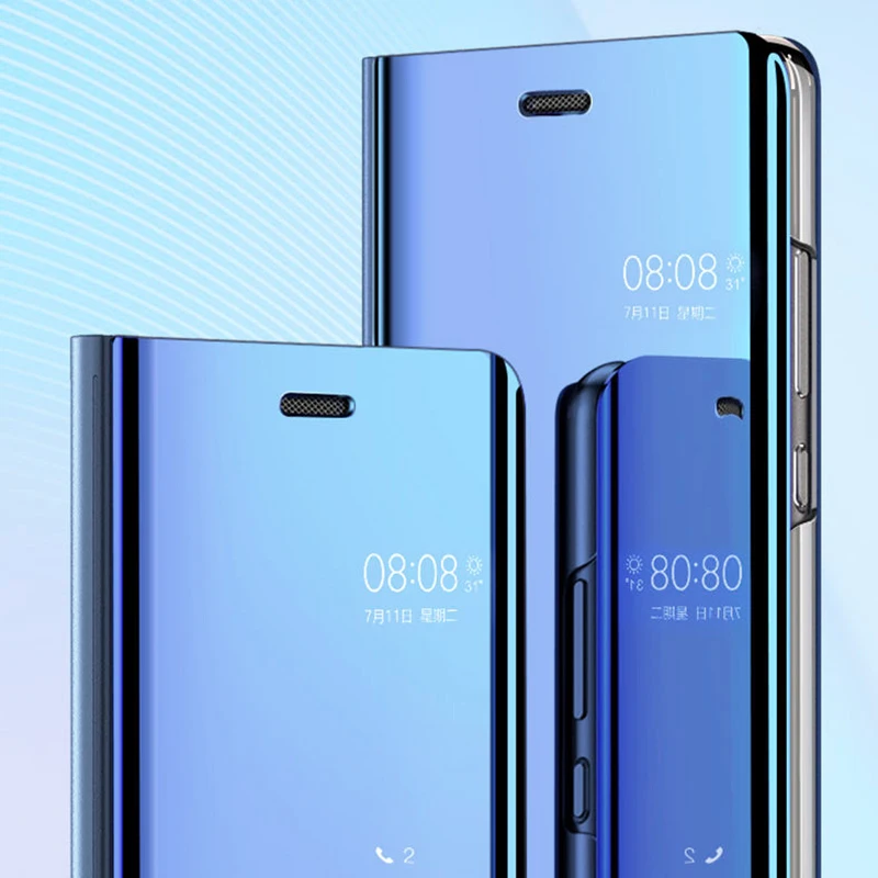 Чехол для huawei P30 Pro с зеркальной поверхностью, кожаный флип защитный чехол для huawei P30 lite, светильник, чехол для телефона, бампер p 30 life