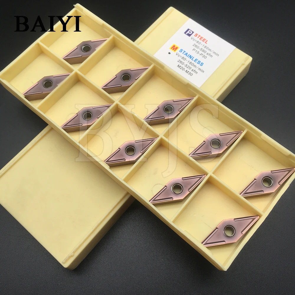 10 шт. VNMG160408 MS LF6018 DESKAR поворотный карбидный вкладыш Поворотная лопасть MVJNR/MVVNN для нержавеющей стали