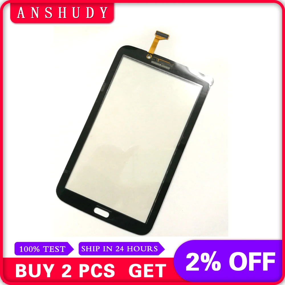 

White For Samsung Galaxy Tab 3 7.0 SM-T210 T210 Digitizer Touch Screen Panel Sensor Glass Replacement