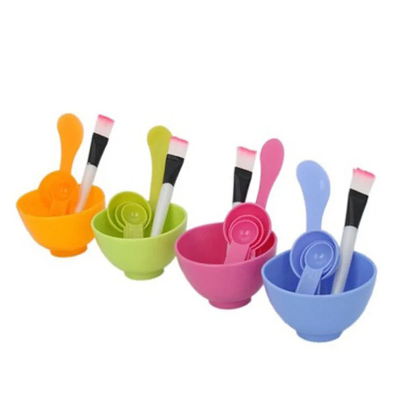 New DIY Facial Mask Mixing Bowl Brush Spoon Stick Tool Face Care Set