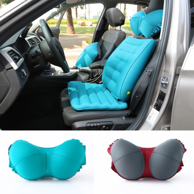 TPU laminated cloth portable inflatable car for Neck Pillow Car Accessories